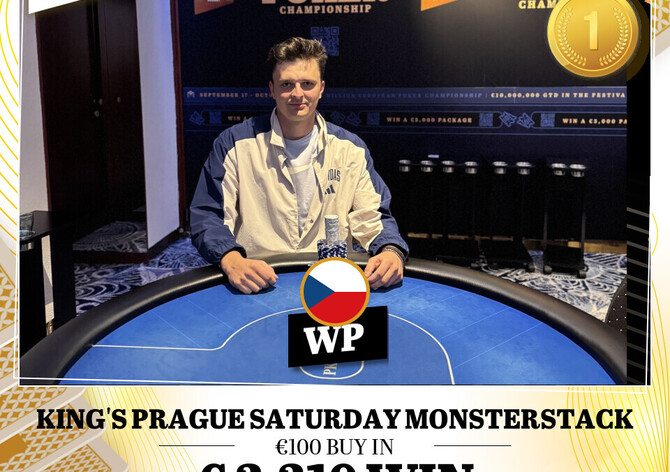 Hilton: Sobotní turnajovou klasiku, Monsterstack, ovládl český hráč s nickem "WP"