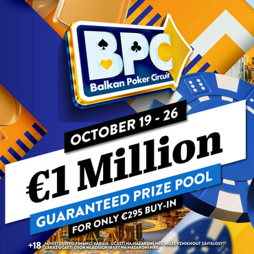 Rozvadov: Předkrm před WSOP obstará Balkan Poker Circuit o €1M GTD!