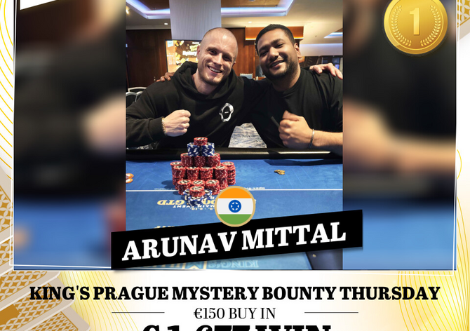 Hilton: Indický oficiální vítěz Thursday Mystery Bounty, Tomáš Žaloudek runner-upem s vyšší výhrou