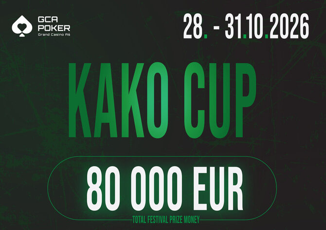 GC Aš: KaKo Cup s celkovou garancí €80K od středy v Grand Casinu