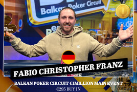 King's BPC €1M: Tři Češi na finálovém stole, trofej získal Němec Franz