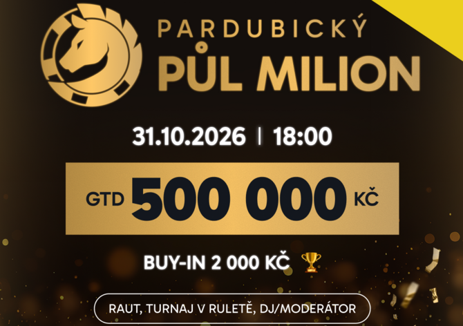G4G Hodolany/Dražkovice: V sobotu v Olomouci Saturday Special a v Dražkovicích Pardubický Půl Milion