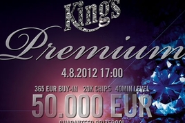 Víkend v King&#039;s: Po měsíci se vraci King&#039;s Premium - €50K GTD