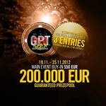 Main Event GPT nabídne garanci €200.000!