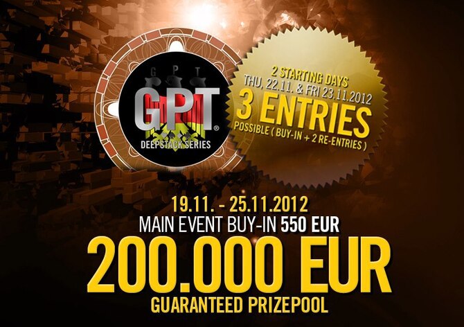 Main Event GPT nabídne garanci €200.000!