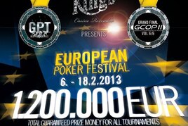 Již tento týden vypukne European Poker Festival s monstrózní garancí €1.2M!