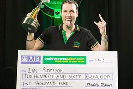 Ian Simpson je novým šampionem Irish Poker Open