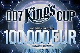 King’s Casino – Poker007 King’s Cup garantuje €100.000!