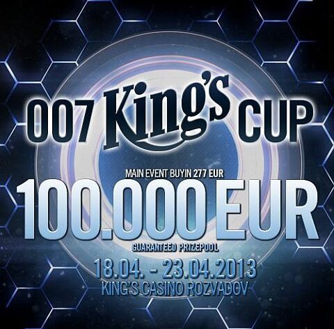 King’s Casino – Poker007 King’s Cup garantuje €100.000!