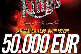 Jednodenní turnaj o €50.000? V King’s Casinu již tento víkend!