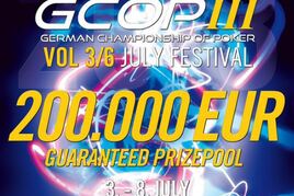 Červencový Main Event GCOP se pochlubí nabitou garancí €200.000
