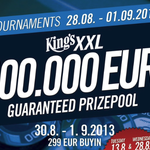 King&#039;s XXL Main Event nabízí masivních €100.000