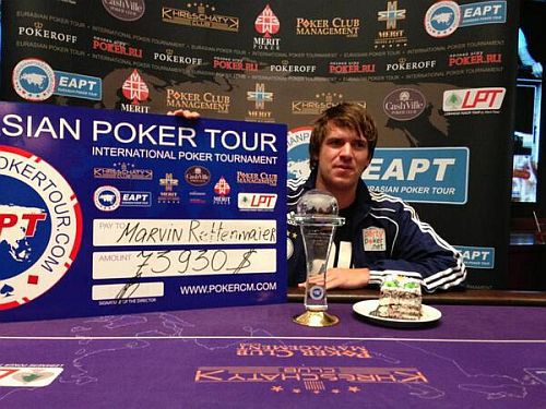 Winner, Winner, Chicken Dinner. Rettenmaier shipnul EurAsian Poker Tour!