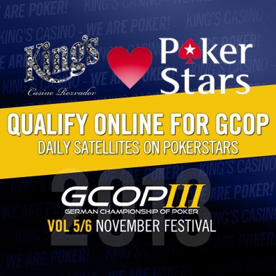 Kvalifikujte se na listopadovou GCOP již od €3.30!