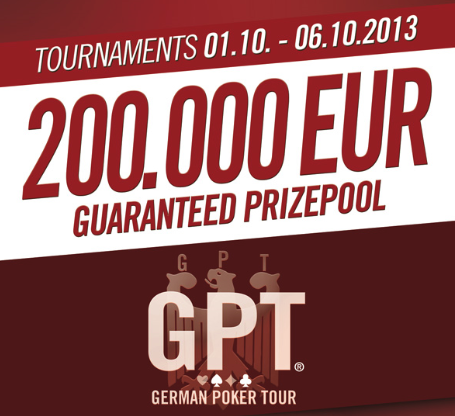 Jubilejní desátá edice German Poker Tour garantuje €200.000!
