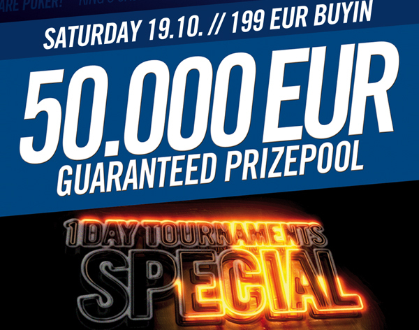 Do King&#039;s se vrací jednodenní deepstack o €50.000