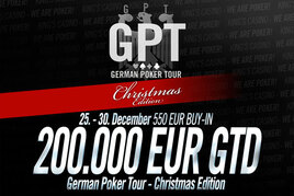 Vánoční edice German Poker Tour garantuje €200.000!