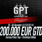 German Poker Tour Christmas Edition startuje dnes Opening Eventem!