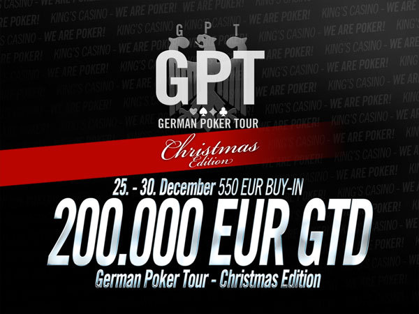 Vánoční edice German Poker Tour garantuje €200.000!