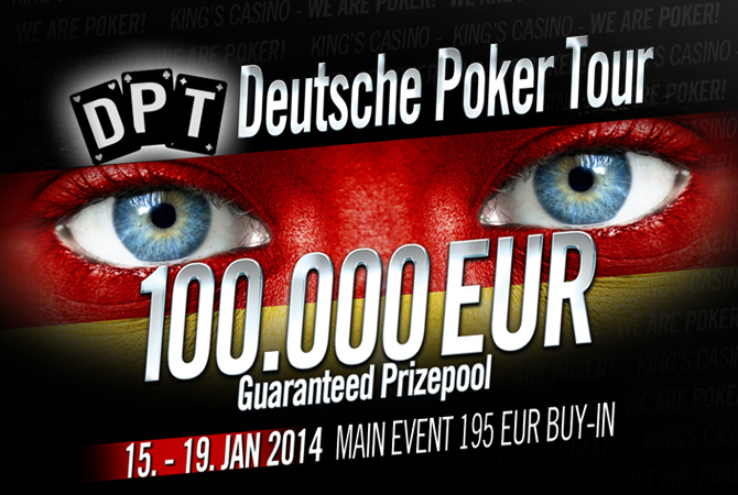 Lednová Deutsche Poker Tour se pochlubí €100.000 garancí
