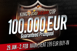 Main Event King&#039;s tristar Cup nabídne garanci €100.000