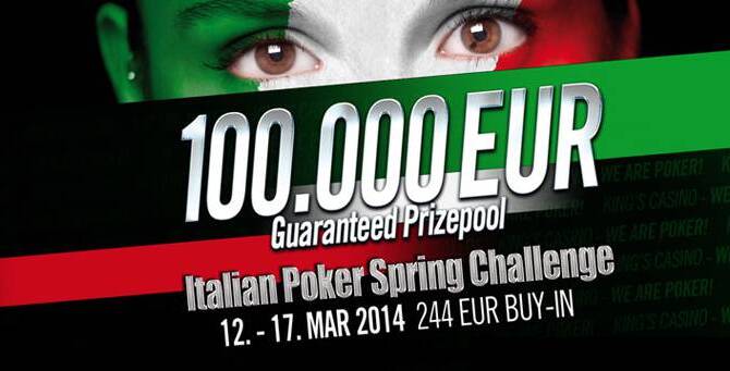Do King&#039;s opět přicestují Italové, Main Event garantuje €100.000