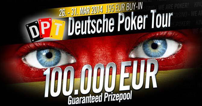 Březnová Deutsche Poker Tour se pochlubí nabitou €100.000 garancí