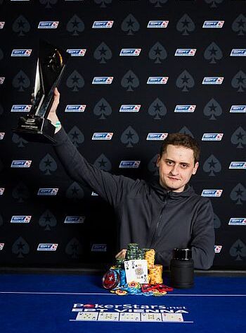 Oleksii Khoroshenin se ve Vídni stal prvním ukrajinským šampionem EPT