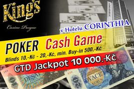 Bonus cash game v King&#039;s Prague pojede tento týden hned pětkrát!