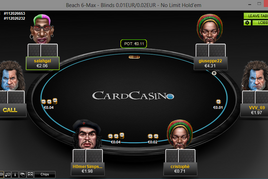 Hrajte dnes na CardCasino.com freeroll o €2.500!