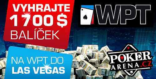 Privátní turnaj o $1.700 balíček na WPT do Las Vegas - $10 zdarma navíc pro všechny!