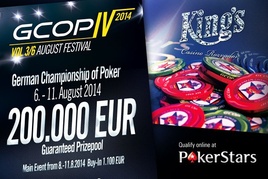 Kvalifikujte se na srpnový festival GCOP již od €3.30!