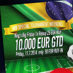 MS ve fotbale: Speciální turnajový víkend v King’s Casinu!