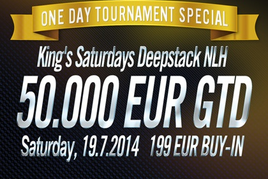 Jednodenní turnaje jsou zpět a s nimi i €50.000 Deepstack