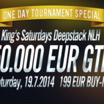 Jednodenní turnaje jsou zpět a s nimi i €50.000 Deepstack