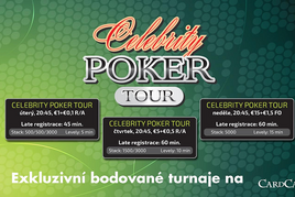 Sbírej body do Celebrity Poker Tour na CardCasino.com