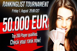 King&#039;s RankingList Tournament s garancí €50.000 se blíží