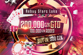 Hrajte už dnes na Lukách za 500 Kč o 200K GTD a 100K added!
