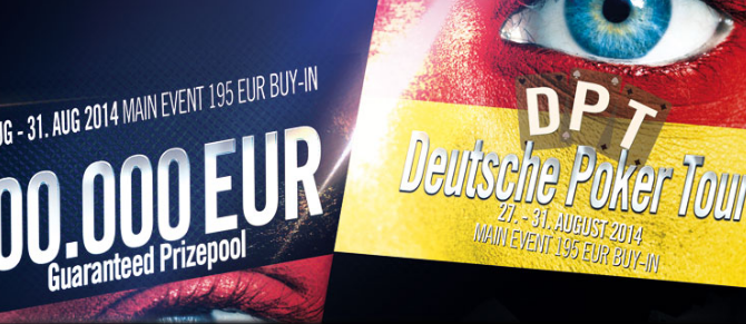 Srpnový Main Event Deutsche Poker Tour nabídne luxusních €100.000