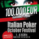 Do Rozvadova přicestují Italové, Main Event garantuje €100.000