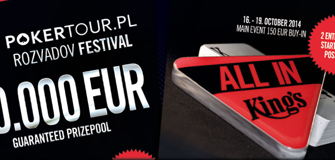 Main Event Pokertour.pl o garantovaných €50.000 startuje již tento pátek