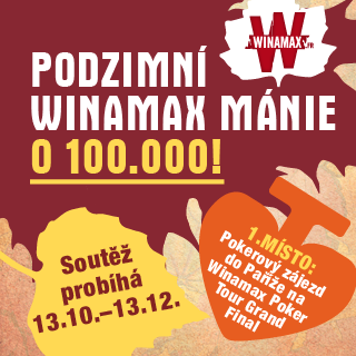 Hrajte v podzimní mánii s Showdownem o ceny za 100.000 Kč!