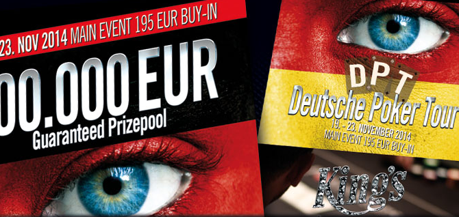 Listopadová Deutsche Poker Tour přináší znovu garanci €100.000