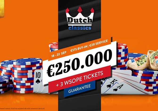 Nizozemci vezmou King's útokem. ME Dutch Classics garantuje €281K!