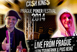 Cash King&#039;s na Prague Poker Festivalu: Dnes živě z King’s Prague s Leonem a Piusem