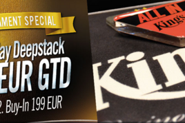 Vrcholem jednodenních turnajů v King&#039;s bude sobotní deepstack s garancí €50.000