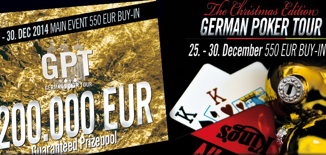 Vánoční edice German Poker Tour garantuje minimálně €200.000!