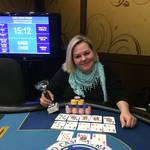 Vítězkou freerollu Open Face Chinese série je Petra Dědičová
