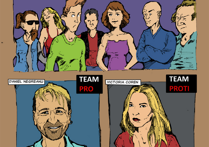 Busted draw: Pokerové komiksy na PokerAréně tentokrát s Řezníkem i Danielem Negreanu