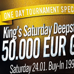 Vrcholem jednodenních turnajů v King&#039;s Casinu bude sobotní deepstack s garancí €50.000
